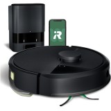 Robot de aspirare cu mop Roomba 105 iRobot Combo, Y351040, statie de descarcare automata, navigatie avansata ClearView&trade; LiDAR, curatare in patru etape