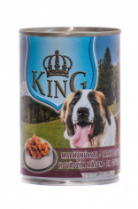 King Dog - conserva cu carne de vita - 415 gr foto