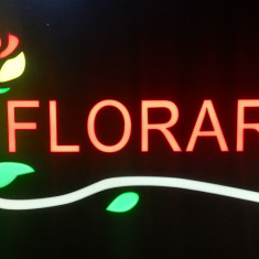 Reclama LED - FLORARIE - de exterior / interior, 44 x 24cm