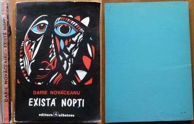 Darie Novaceanu , Exista nopti , 1973 , editia 1 cu autograf , tiraj 850 exempl. foto