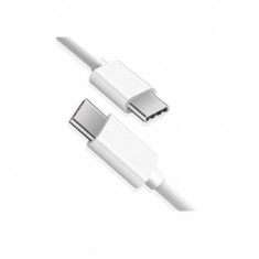 Cablu de Date si Incarcare Compatibil cu Universal USB Type-C la Type-C 1M Alb