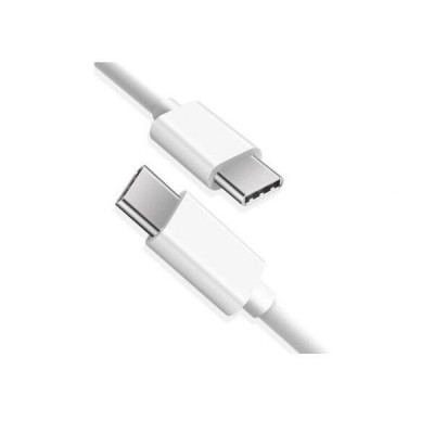 Cablu de Date si Incarcare Compatibil cu Universal USB Type-C la Type-C 1M Alb foto