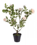 Trandafir artificial roz Isabel 51x39x66 cm