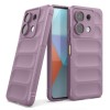 Husa wave, compatibila cu Xiaomi Redmi Note 13 5G, Grip Anti-Soc, Tpu, Night Purple, ALC MOBILE