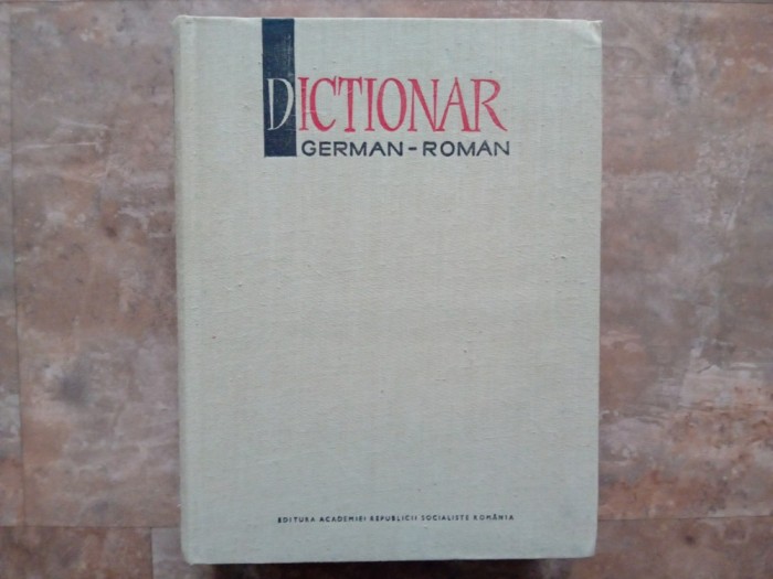Dicționar German Rom&acirc;n - Mihai Isbășescu, 1966