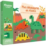 Set creativ cu pixeli - Dinozauri | Auzou