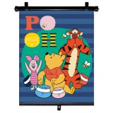 Roleta parasolar auto pentru copii Seven KUBUS Disney, 1 buc, pentru toate modelele de masini, prindere cu carlige sau 3 ventuze, rulare automata, 35