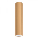 Lampă De Tavan Karbon Din Aluminiu Aurit, 1 Bec Tub Minimalist De Interior.