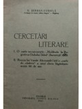 G. Serban Cornila - Cercetari literare (editia 1941)