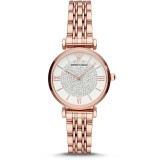Cumpara ieftin Ceas Dama Emporio Armani Gianni T-Bar AR11244, 32mm, Curea Inox, Quartz, Cadran Analog