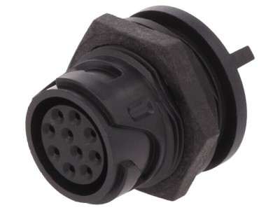 Conector Circular Soclu Mamă 10 Pin Aurit Buccaneer 4000 foto