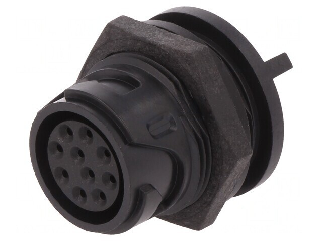 Conector Circular Soclu Mamă 10 Pin Aurit Buccaneer 4000