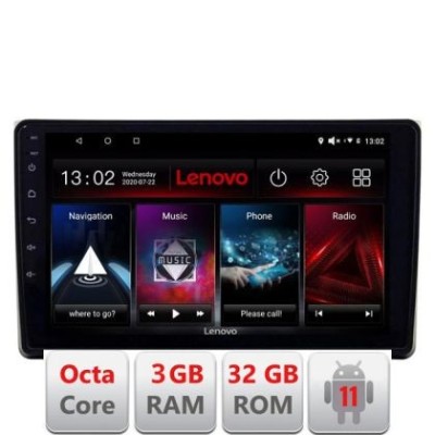 Navigatie Audi A4 B6 D-050 Octa Core cu Android Radio Bluetooth Internet GPS WIFI DSP 3+32 GB 4G KIT-050+EDT-E5 LENOVO LITE CarStore Technology foto