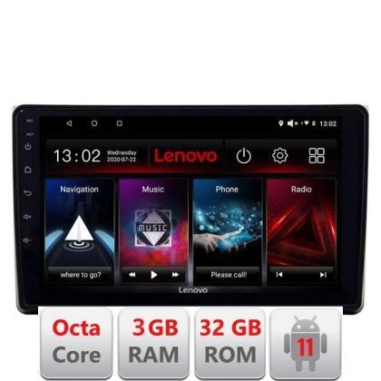 Navigatie Audi A4 B6 D-050 Octa Core cu Android Radio Bluetooth Internet GPS WIFI DSP 3+32 GB 4G KIT-050+EDT-E5 LENOVO LITE CarStore Technology