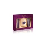Guess Man Gold Set cadou pentru bărbați EDT 75 ml + spray deodorant 226 ml + gel de duș 200 ml