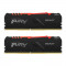 Memorie Kingston FURY Beast RGB 32GB (2x16GB) DDR4 3200MHz CL16 Dual Channel Kit