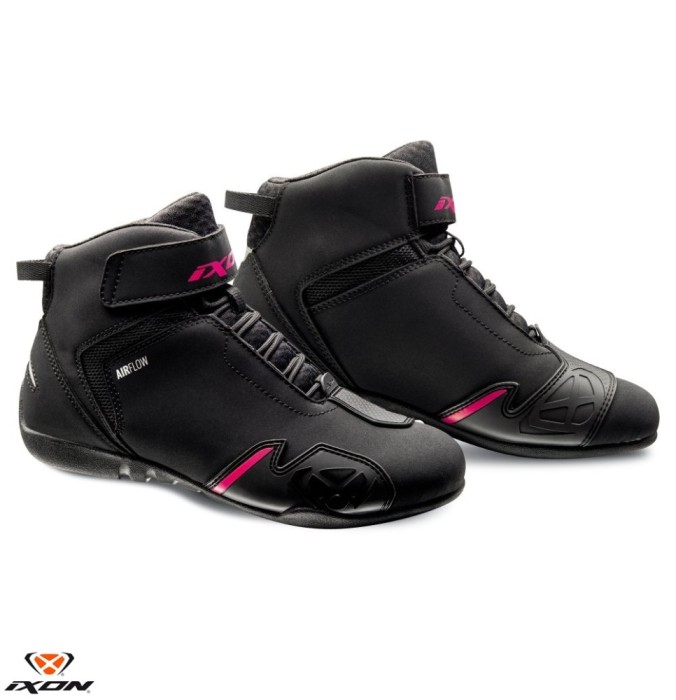 Ghete pentru scuter - motocicleta Roadster femei All Season Ixon model Gambler LS culoare: negru/fuchsia (roz) Negru/fuchsia (roz) 38