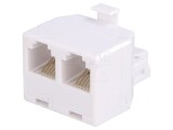 Splitter RJ12 6P6C 2-Porturi