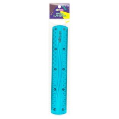 Rigla Strigo Flexibila 20 cm, Albastru