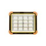 Proiector LED portabil 500W solar 3W baterie 12000mAh 6 moduri USB Power Bank IP66 Cod: BK00158