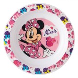 Farfurie Ad&acirc;ncă Plastic, Minnie, Diametru 20 cm, Multicolor