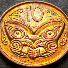 Moneda exotica 10 CENTI - NOUA ZEELANDA, anul 2013 *cod 497 = UNC