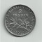 FRANTA 2 FRANCI FRANCS 1917 ARGINT STARE EXCELENTA