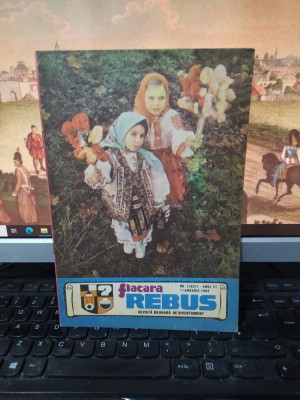 Flacăra Rebus, revistă de divertisment, nr. 1 (637) anul 27, 1 ian. 1984, 151 foto