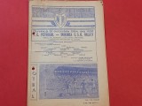 Program fotbal PETROLUL Ploiesti - DUNAREA CSU GALATI 21.10.1984