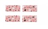 Set 4 Servetele Masa Artoid Roz 30x45cm Poliester Lavabile Reutilizabile Decor Masa Festiv Elegant Halloween
