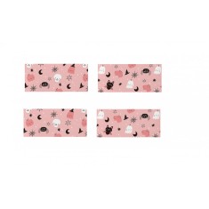 Set 4 servetele de masa Artoid, 30 x 45 cm, poliester, roz