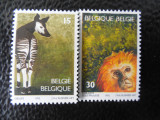 Belgia -Fauna-serie completa -nestampilate