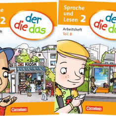 der die das - Sprache und Lesen / 2. Schuljahr - Arbeitsheft Sprache Teil A und B im Paket