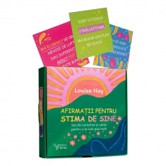 Afirmatii pentru stima de sine. Set de cartoline si carte pentru a te iubi mai mult - Louise Hay foto