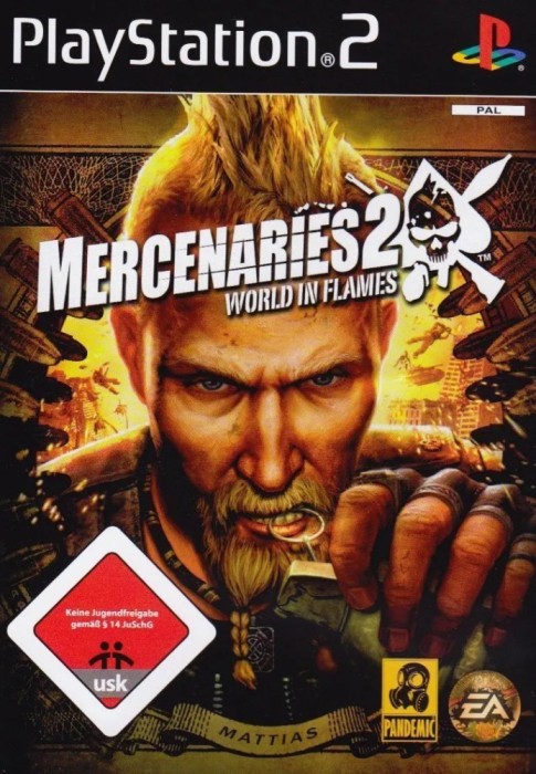 Joc PS2 Mercenaries 2 World in Flames EA Games - PlayStation 2 de colectie