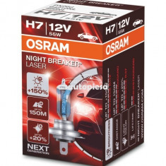 Bec Osram H7 Night Breaker Laser Next Gen (+150% lumina) 12V 55W 64210NL