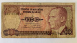 Bancnota 100 LIRA - 1983 - Turcia - P-194a.1