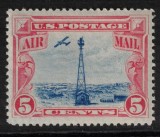 SUA 1928 - Far, avion, Posta Aeriana, neuzat