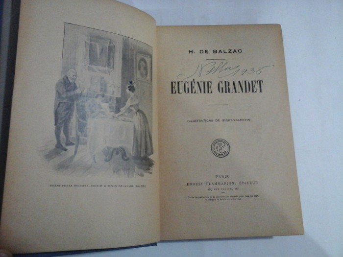 EUGENIE GRANDET (in limba franceza) - HONORE DE BALZAC