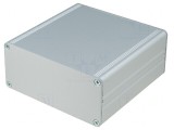 Carcasă aluminiu gri 105x100x46 mm