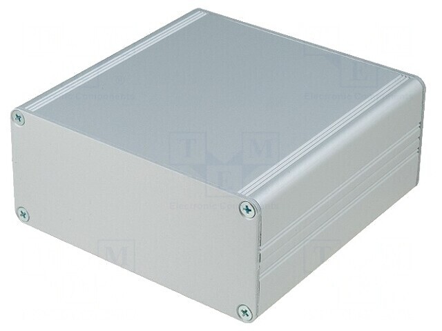 Carcasă aluminiu gri 105x100x46 mm