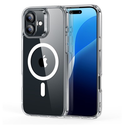 Husa iPhone 16 Plus ESR Classic Hybrid HaloLock, transparenta foto