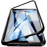 Husa de protectie 360, Nytrogel, compatibila cu Samsung Galaxy S10, magnetica, folie sticla spate, Black