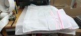 Saci de rufe cu ochiuri fine, roz, cu fermoar, rezistenți, de mare capacitate, pentru spălarea lenjeriei delicate