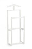 Cumpara ieftin Suport haine lemn alb Daiki 40x24x106 cm