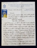 SCRISOARE ADRESATA PRINTESEI MARTHA BIBESCU , EXPEDIATA DE PROFESORUL CONSTANTIN NEDELCU DE LA &#039; CERCETASII ROMANIEI &#039; DATATA 22 X 1935