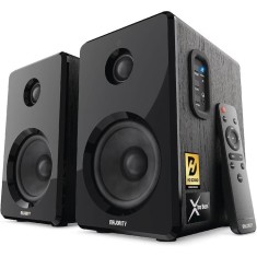 Boxe PC active 2.0, Majority, D40, Bluetooth, HiFi amplificate cu intrare optica, RCA, USB si AUX, 60 W, resigilat