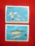 Serie Brazilia 1992 Conferinta ONU - FAUNA , 2 valori, Nestampilat