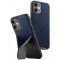 Husa Textil - TPU UNIQ Transforma Rigor pentru Apple iPhone 12 mini, Bleumarin