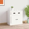 VidaXL Servantă, alb, 70x35,5x67,5 cm, lemn prelucrat